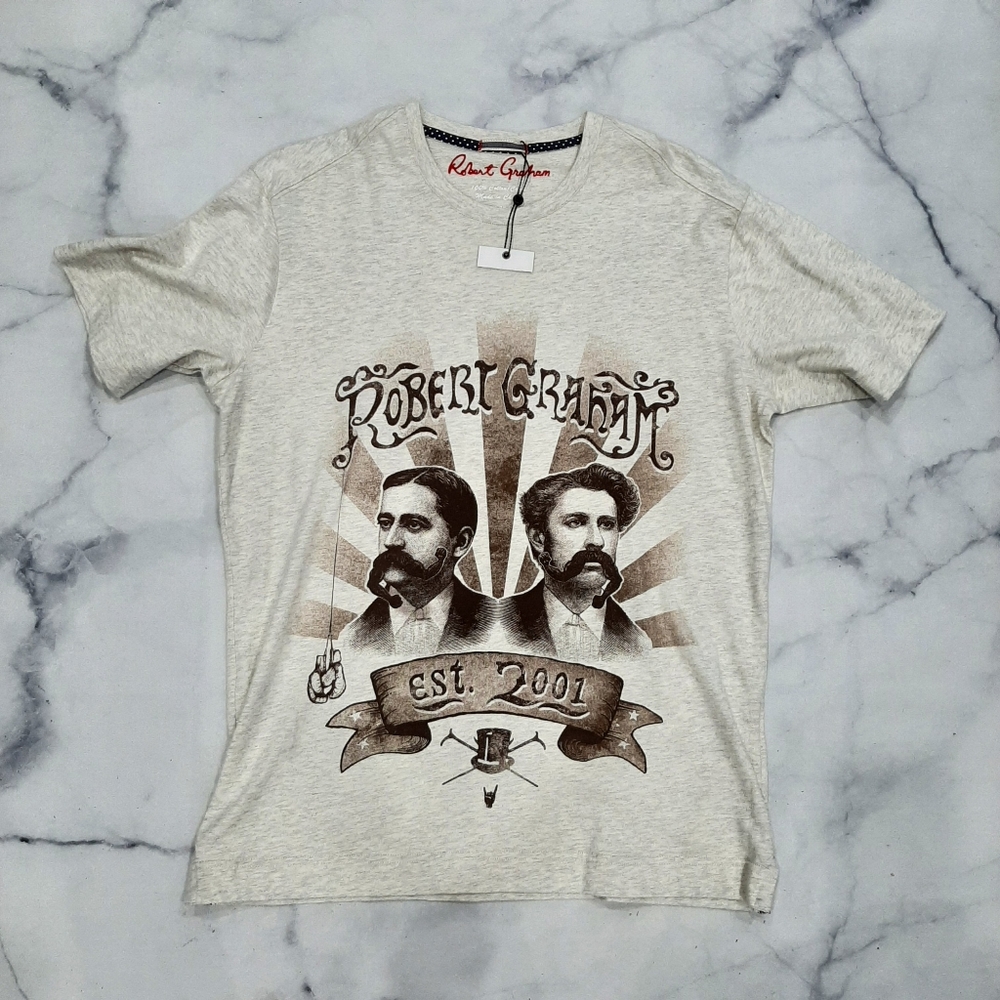 Robert Graham Graphic T- Shirt Small